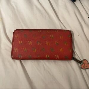 Dooney & Bourke Red Wallet